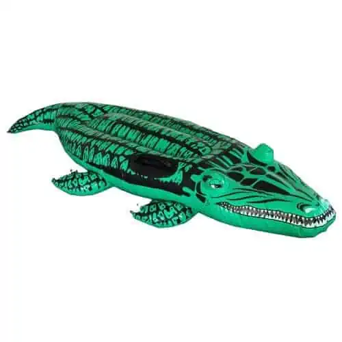 Crocodile gonflable