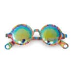 Lunettes kaléidoscope originales Pride arc-en-ciel | grande fleur