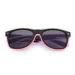 Lunettes de soleil NEON noires | néon rose