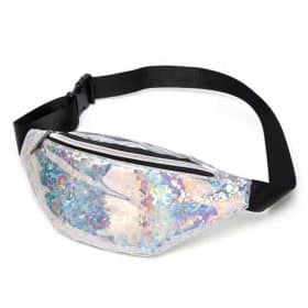 Sac banane | Argent brillant