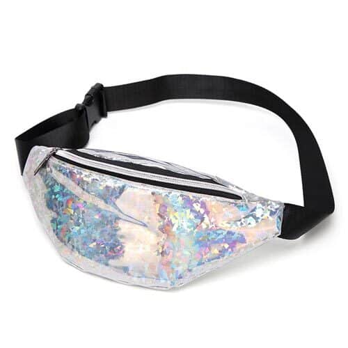 Sac banane | Argent brillant