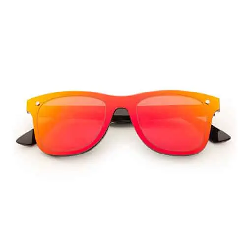 Lunettes de fête | Verres miroir orange