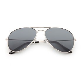 Lunettes de soleil aviateur | Verres miroir noirs