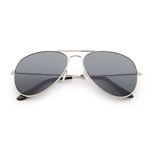Lunettes de soleil aviateur | Verres miroir noirs
