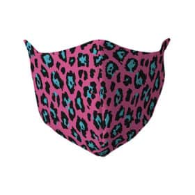 Gezichtsmasker met roze panterprint