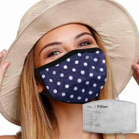 Mondkapje met filter spijkerbroek stipper sfeer