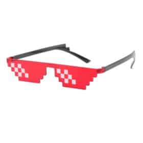 Lunettes de soleil Thug life rouge