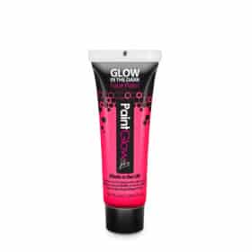 Peinture pour le visage rose phosphorescente