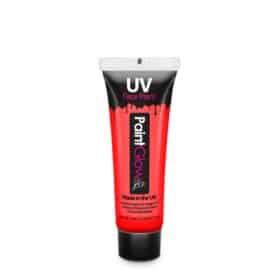 UV peinture pour visage et corps rouge