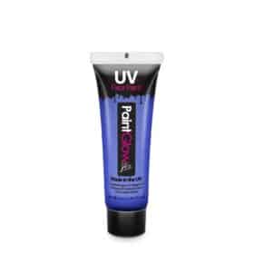 Peinture UV pour visage et corps bleu