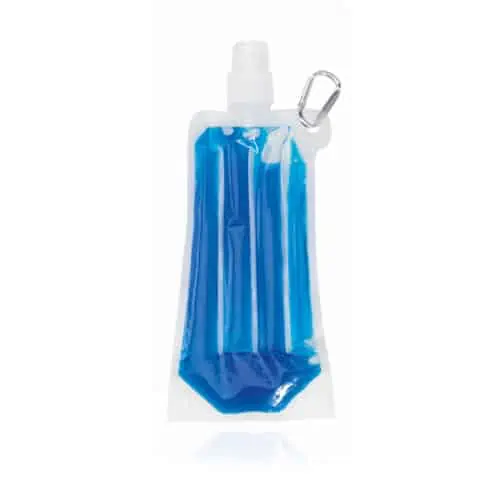 Sachet d'eau avec liquide de refroidissement bleu