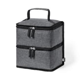 Sac isotherme avec double compartiment RPET gris