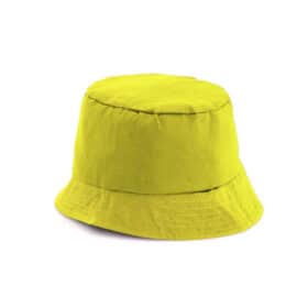 Bob en coton jaune