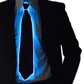 Cravate LED bleue