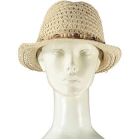 Chapeau tissé Sarlini beige