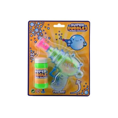 Pistolet à bulles bleu/vert