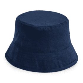 Beechfield bob 60 cm coton biologique bleu marine