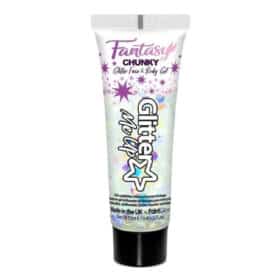 Paintglow Glitter Me Up Fantasy Chunky Glitter gel pour le visage & le corps - Rêves de Licorne Transparent - 12ml