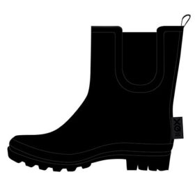 Bottes de pluie noires modèle bas taille 41