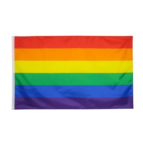 Drapeau arc-en-ciel fierté LGBT 90 x 150 cm