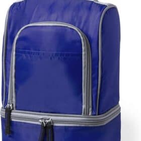 Sac isotherme avec sangle de transport bleu