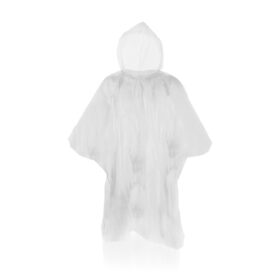 Poncho jetable blanc