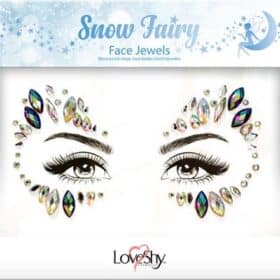Bijoux de visage de festival - Fée des neiges