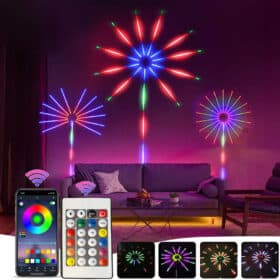 Lampe LED Feu d'artifice