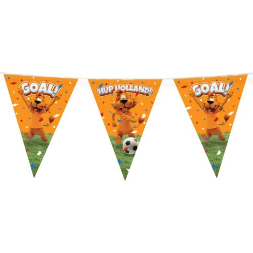 Guirlande Loeki Hup Hollande! orange 10 mètres