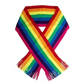 Écharpe arc-en-ciel Pride