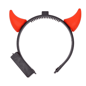 Cornes de diable d'Halloween avec éclairage LED