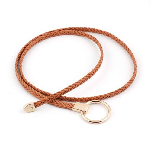 Ceinture Tressée | Marron