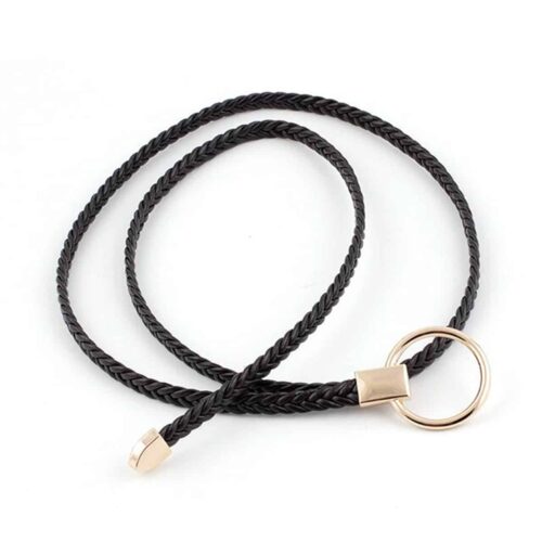Ceinture Tressée | Noir