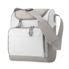 Sac isotherme avec bandoulière blanc/gris