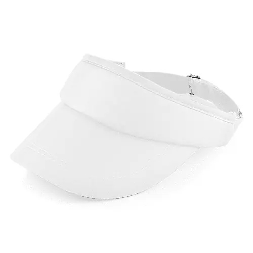 Beechfield visière ajustable blanche