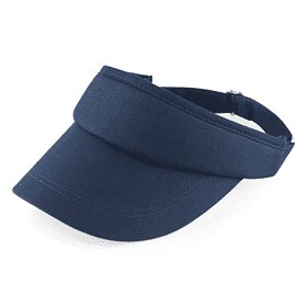 Visière réglable Beechfield bleu marine