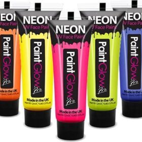 Peinture Néon / Peinture Blacklight PaintGlow - 5x13ml