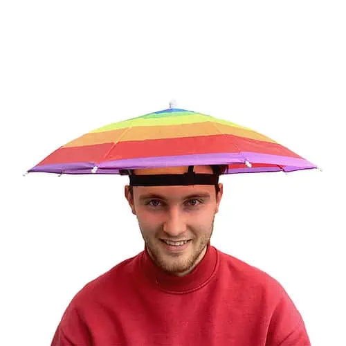 Paraplu de tête | Arc-en-ciel Pride