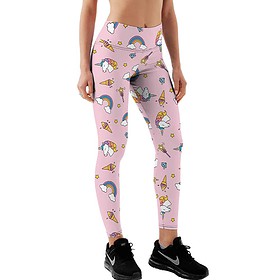 Legging de festival Yucka avec imprimé licorne