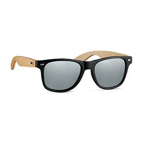 Lunettes de soleil en bambou noir