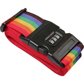 Sangle à bagage avec serrure à combinaison 200 cm Pride arc-en-ciel