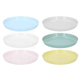 Set de vaisselle de camping 6 pièces multicolore
