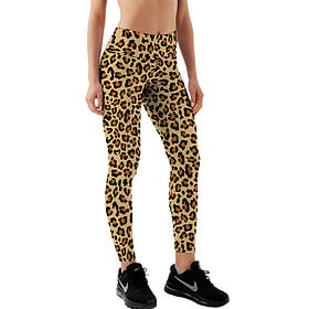 Legging de festival Yucka avec imprimé léopard