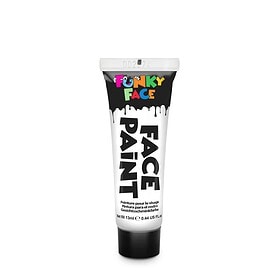 PaintGlow Funky Face Halloween Visage & peinture pour le corps Couleurs classiques - Blanc