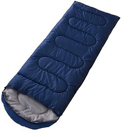 Sac de couchage couverture Campfest 75 x 180 cm bleu
