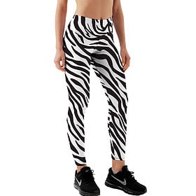 Yucka legging de festival avec imprimé zèbre