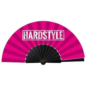 Éventail festival Hardstyle rose