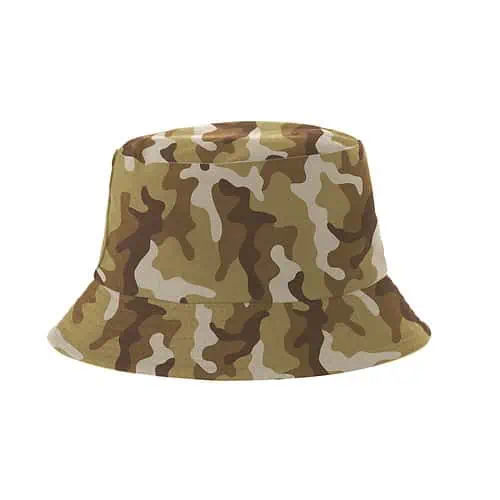 Yucka chapeau de pêcheur réversible camouflage - 58 cm