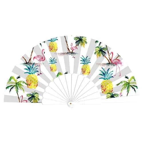 Éventail de festival de luxe Flamingo beach