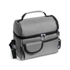 Sac isotherme avec bandoulière RPET gris